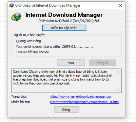 Internet Download Manager (IDM) - Trọn đời photo review