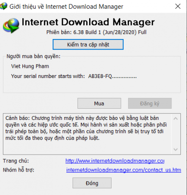 Internet Download Manager (IDM) - Trọn đời photo review