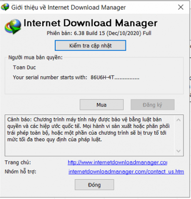 Internet Download Manager (IDM) - Trọn đời photo review