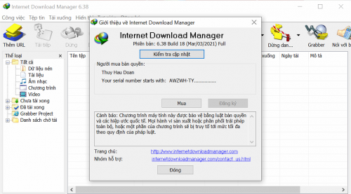 Internet Download Manager (IDM) - Trọn đời photo review