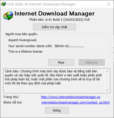 Internet Download Manager (IDM) - Trọn đời photo review