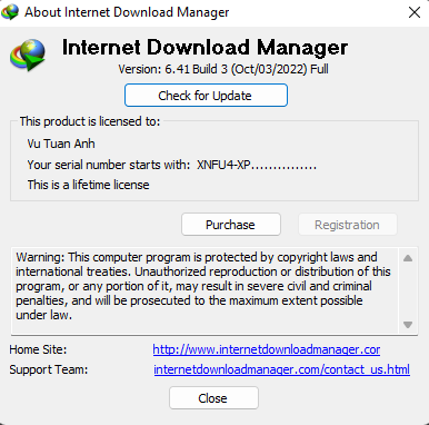 Internet Download Manager (IDM) - Trọn đời photo review
