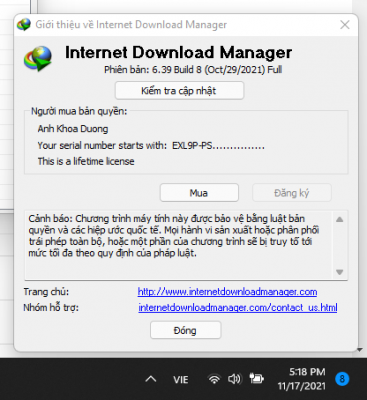 Internet Download Manager (IDM) - Trọn đời photo review