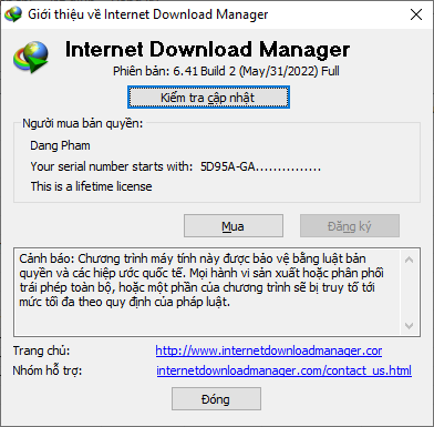 Internet Download Manager (IDM) - Trọn đời photo review