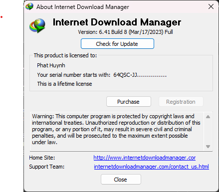 Internet Download Manager (IDM) - Trọn đời photo review