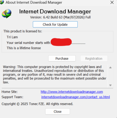 Internet Download Manager (IDM) - Trọn đời photo review