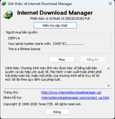 Internet Download Manager (IDM) - Trọn đời photo review