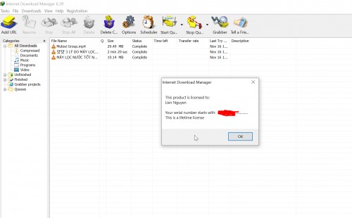 Internet Download Manager (IDM) - Trọn đời photo review