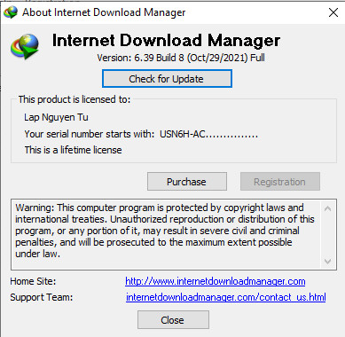 Internet Download Manager (IDM) - Trọn đời photo review