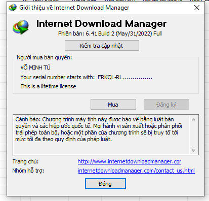 Internet Download Manager (IDM) - Trọn đời photo review