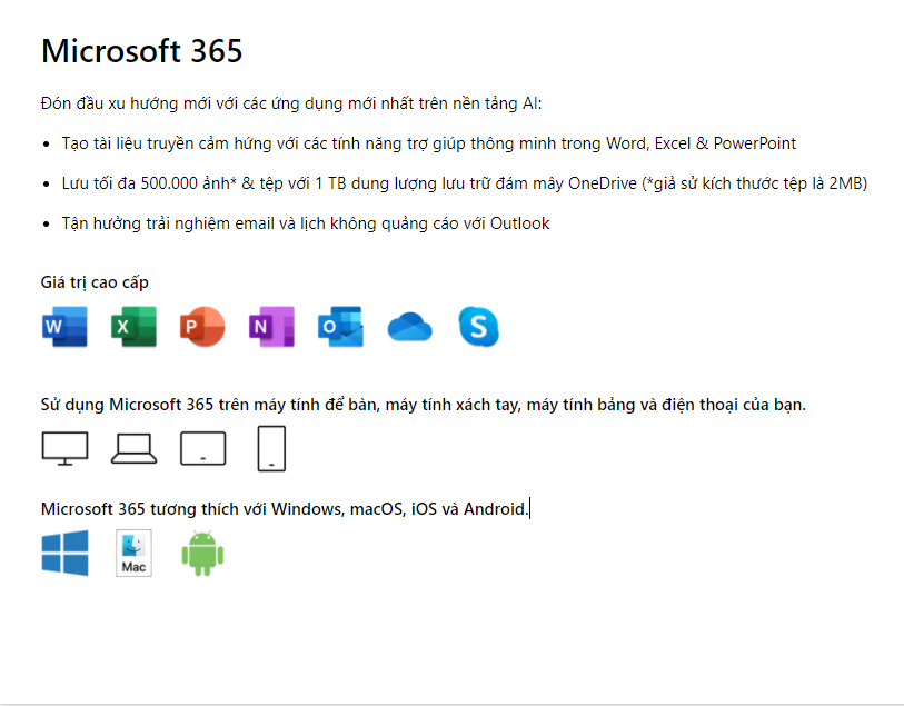 Microsoft 365 Family 1 User (Mua chung) - Ảnh 7