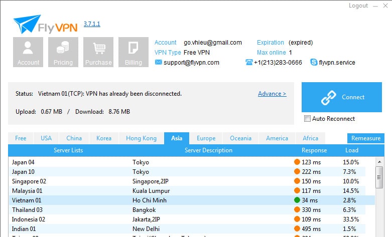 fly vpn