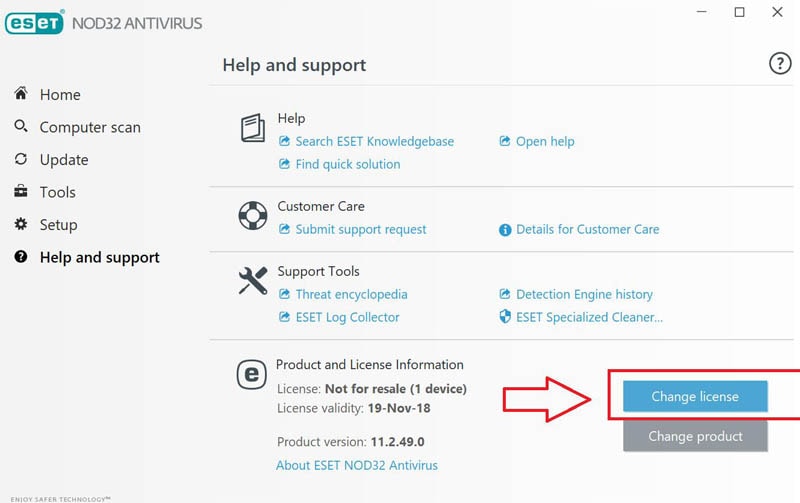 Hướng dẫn cách gia hạn bản quyền phần mềm diệt virus Eset đơn giản
