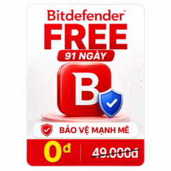 Free Bitdefender IS 91 ngày
